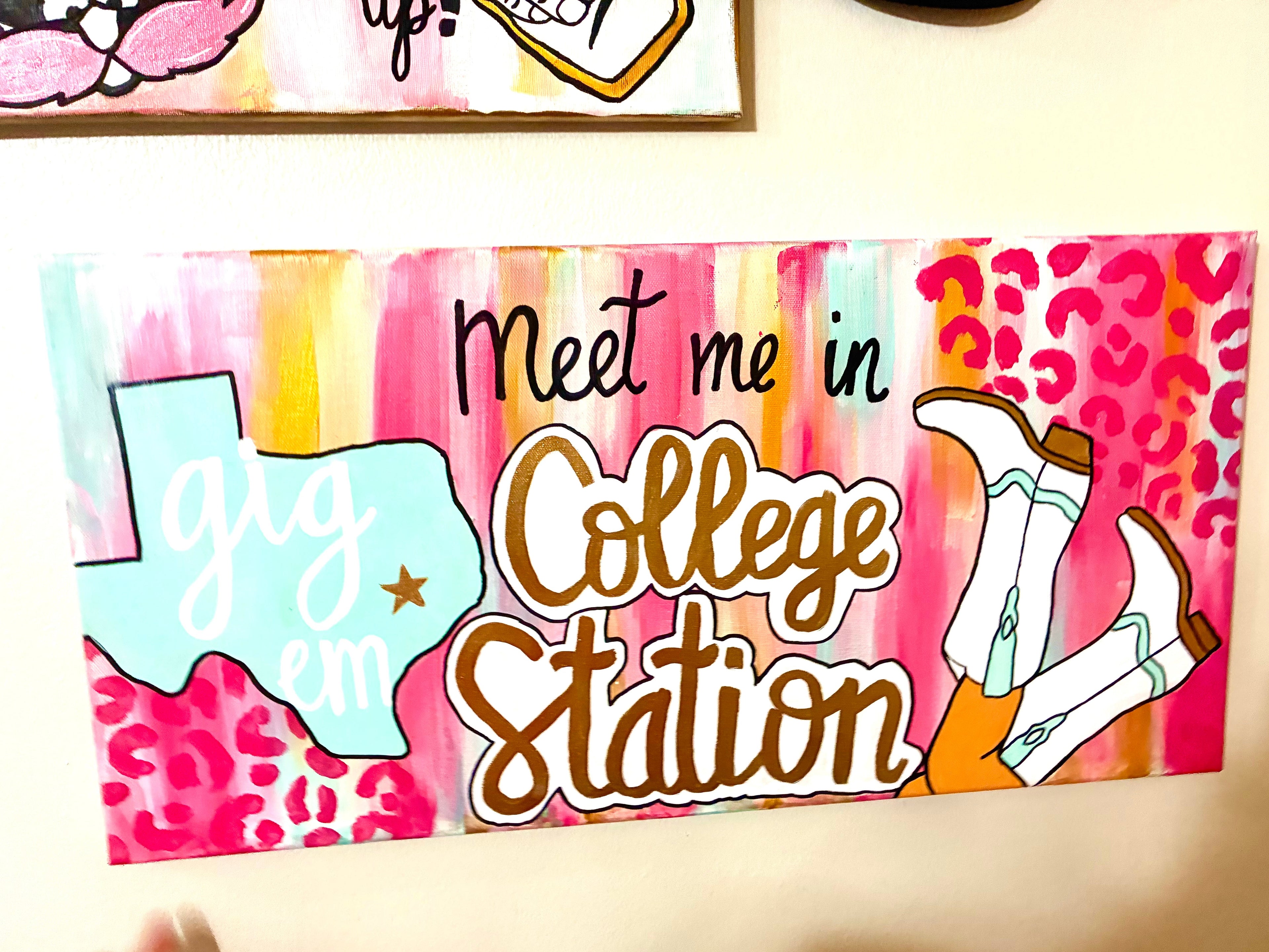 College Station Dorm Painting