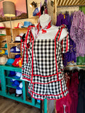 Black Gingham Set
