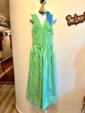 Green Striped Dress