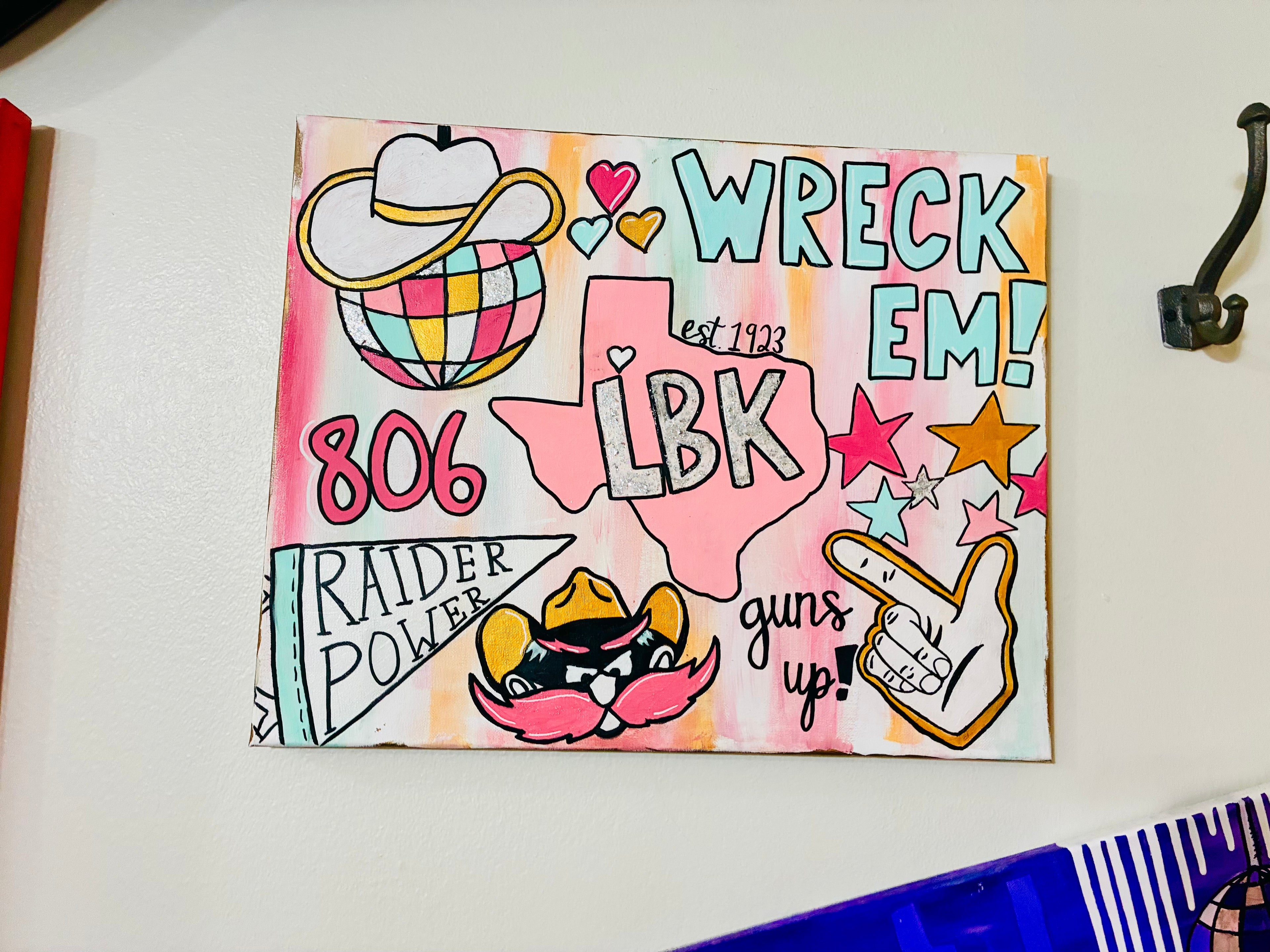 Texas Tech Dorm Painting
