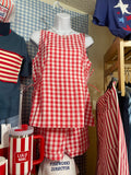 Red Gingham Top