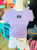 LULU MAC Lavender Baby Doll Top