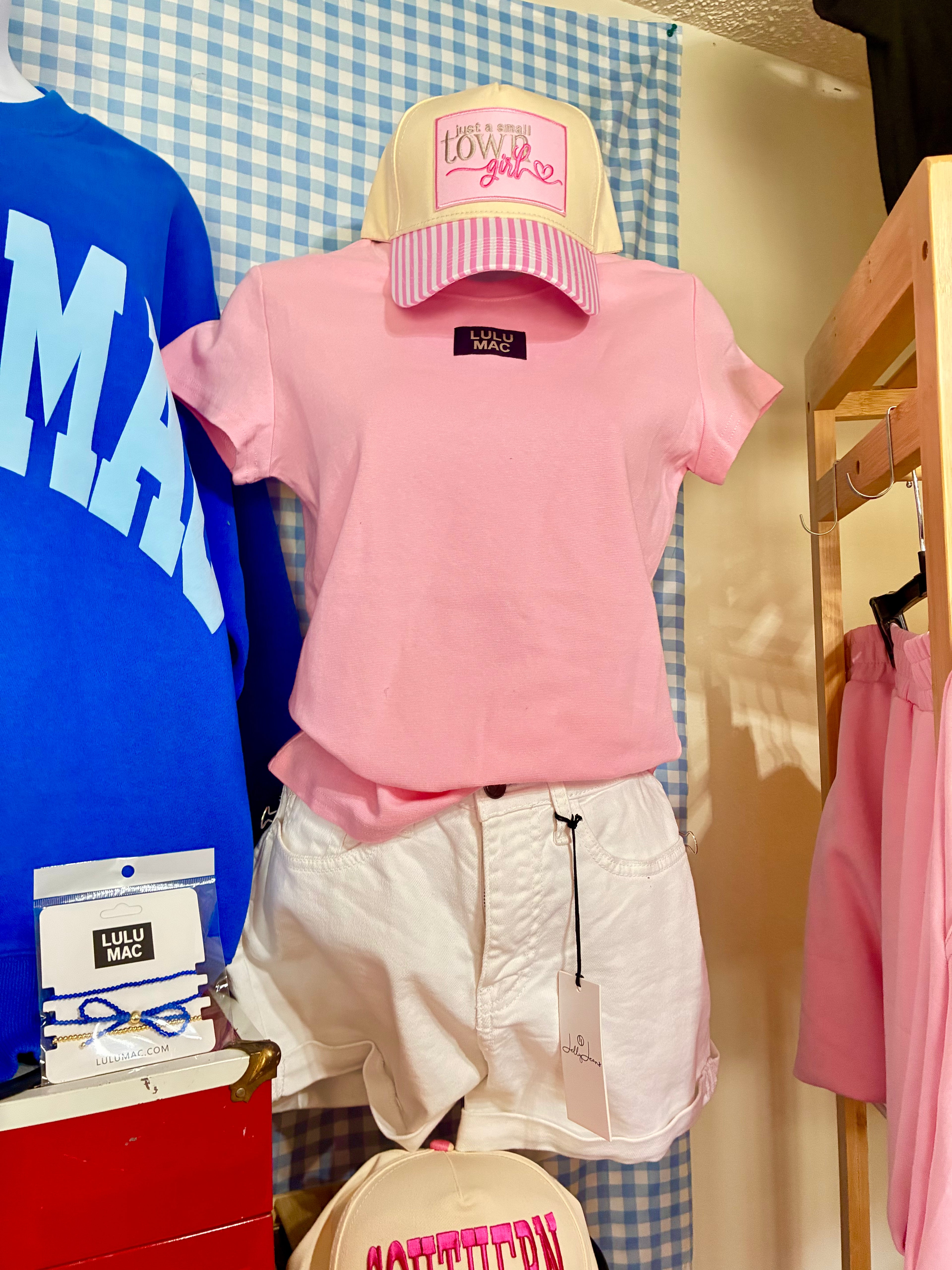 LULU MAC Light Pink Baby Doll Top